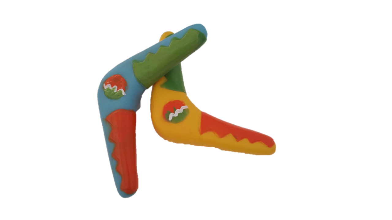 JUGUETE CON CHIFLE BOOMERANG
