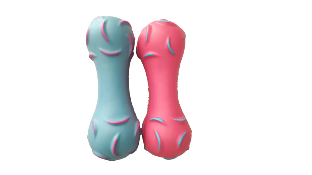 JUGUETE CON CHIFLE HUESO CON RELIEVE